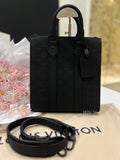 LOUIS VUITTON Sac Plat Cross in Monogram Taurillon Leather