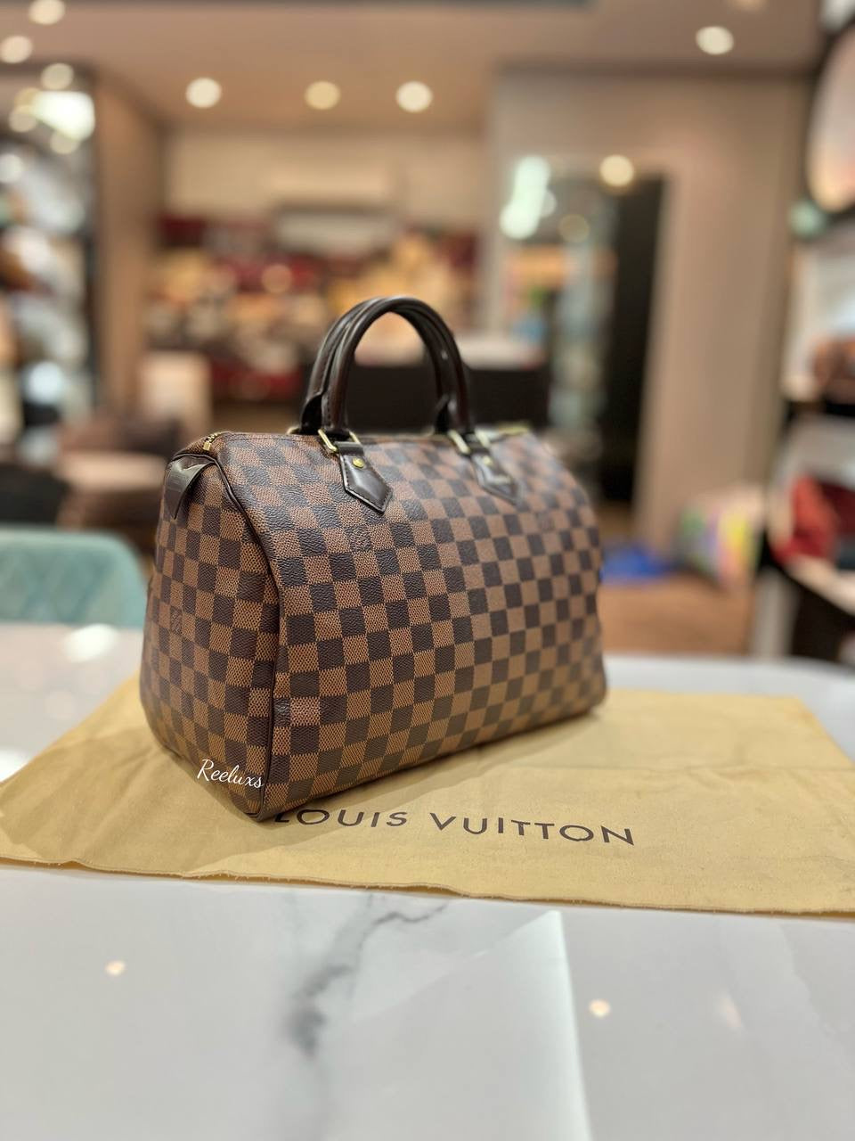 LOUIS VUITTON Speedy 30 Damier Ebene