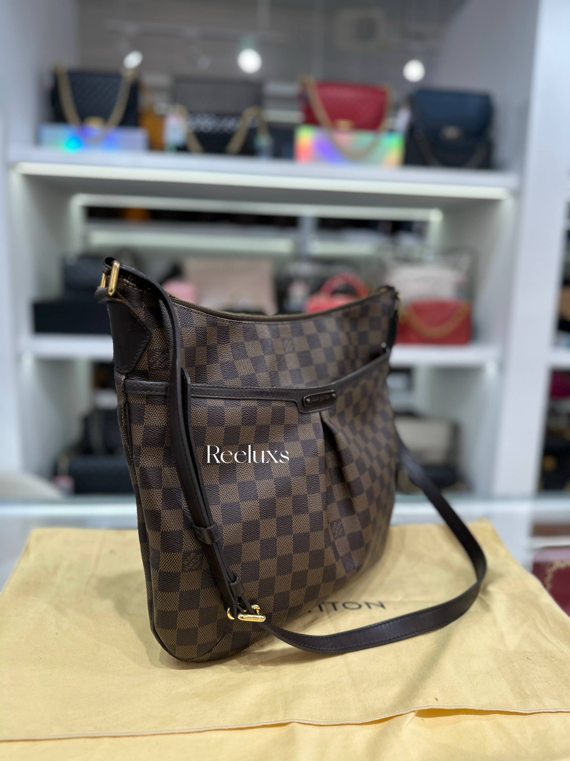 LOUIS VUITTON LV Bloomsbury Bag In Damier Ebene Canvas