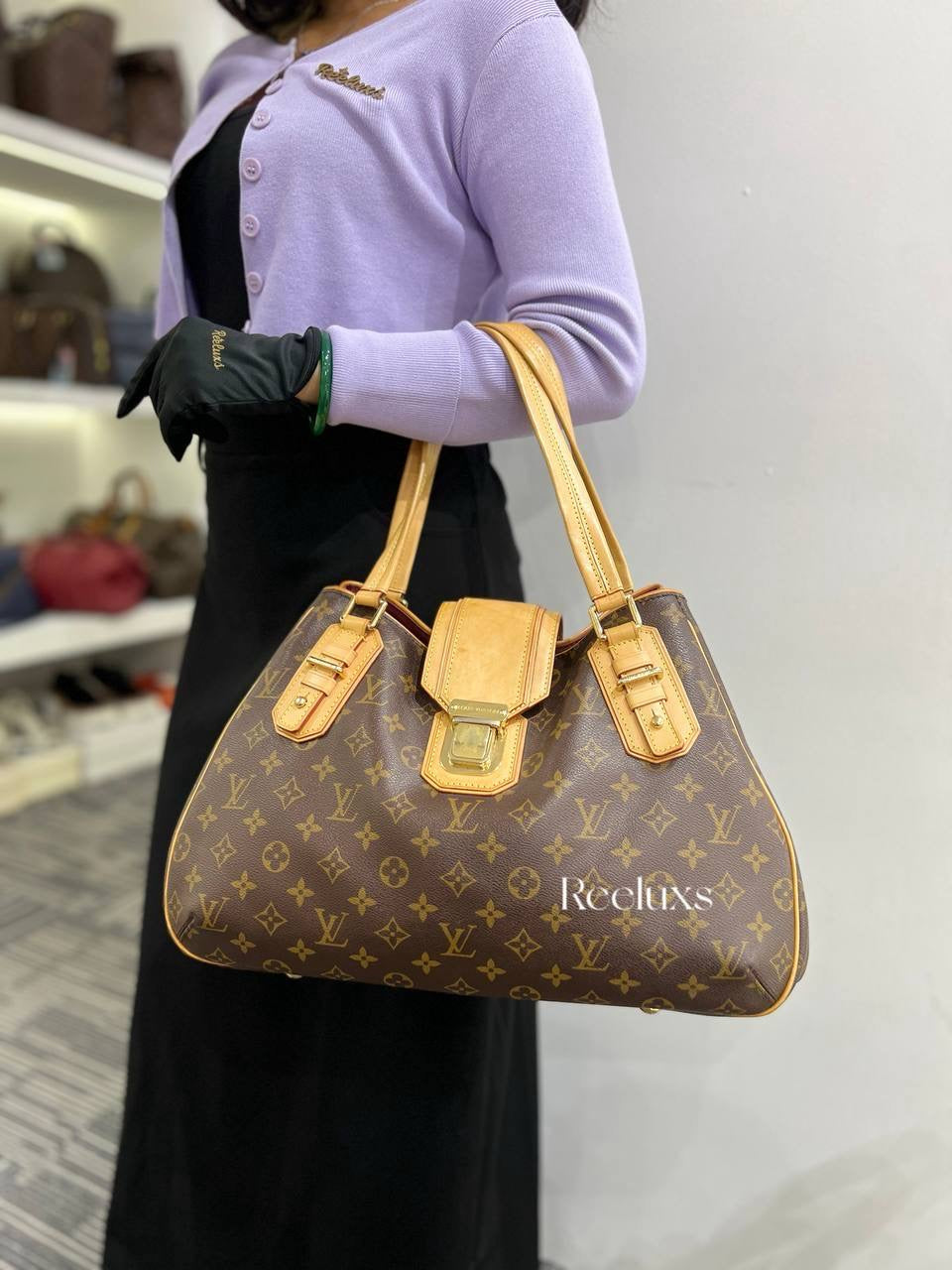 LOUIS VUITTON LV Griet Handbag Monogram Canvas