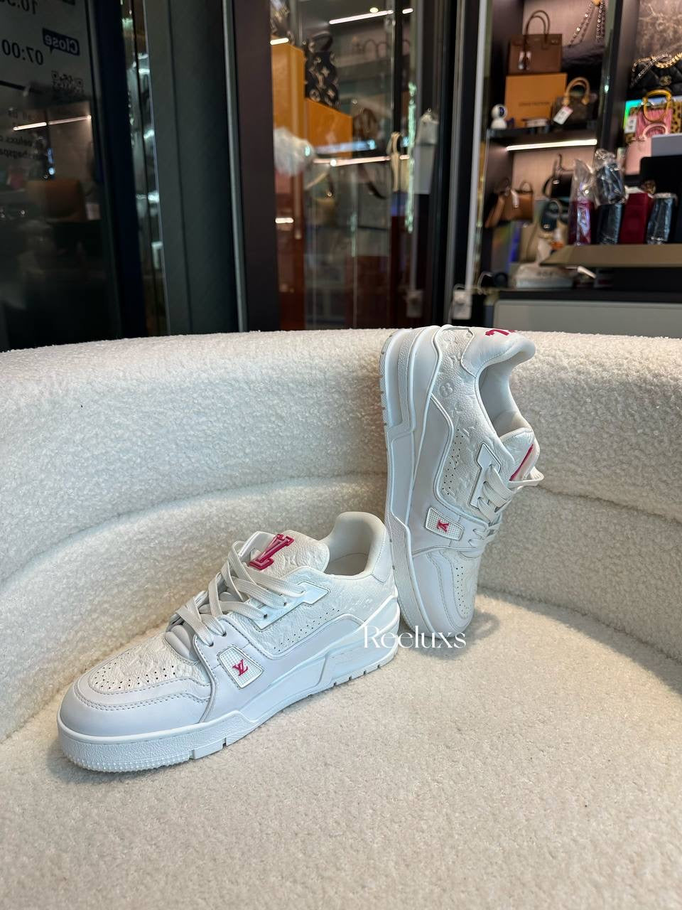 LOUIS VUITTON X TAKASHI MURAKAMI Cherry Blossom Sakura Sneaker