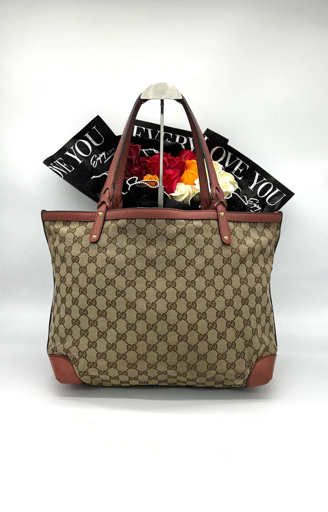 GUCCI GG Canvas Tote Bag - Reeluxs 