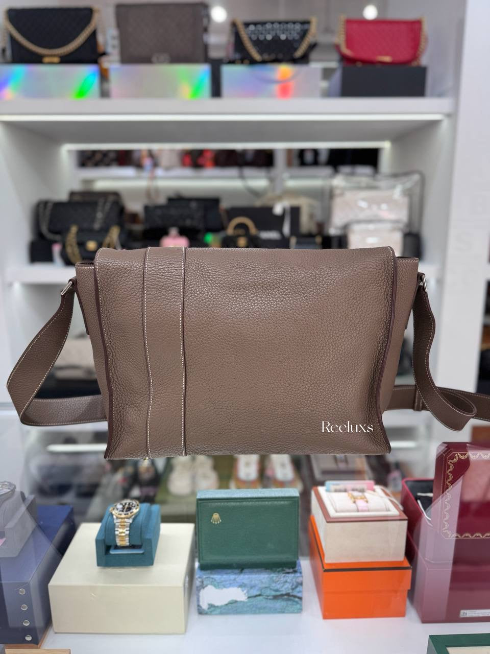 HERMES Steve Light Messenger Bag