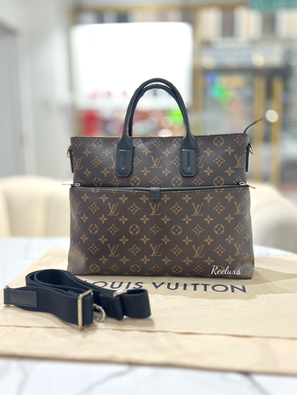 LOUIS VUITTON LV 7 Days A Week Monogram Macassar Shoulder Bag