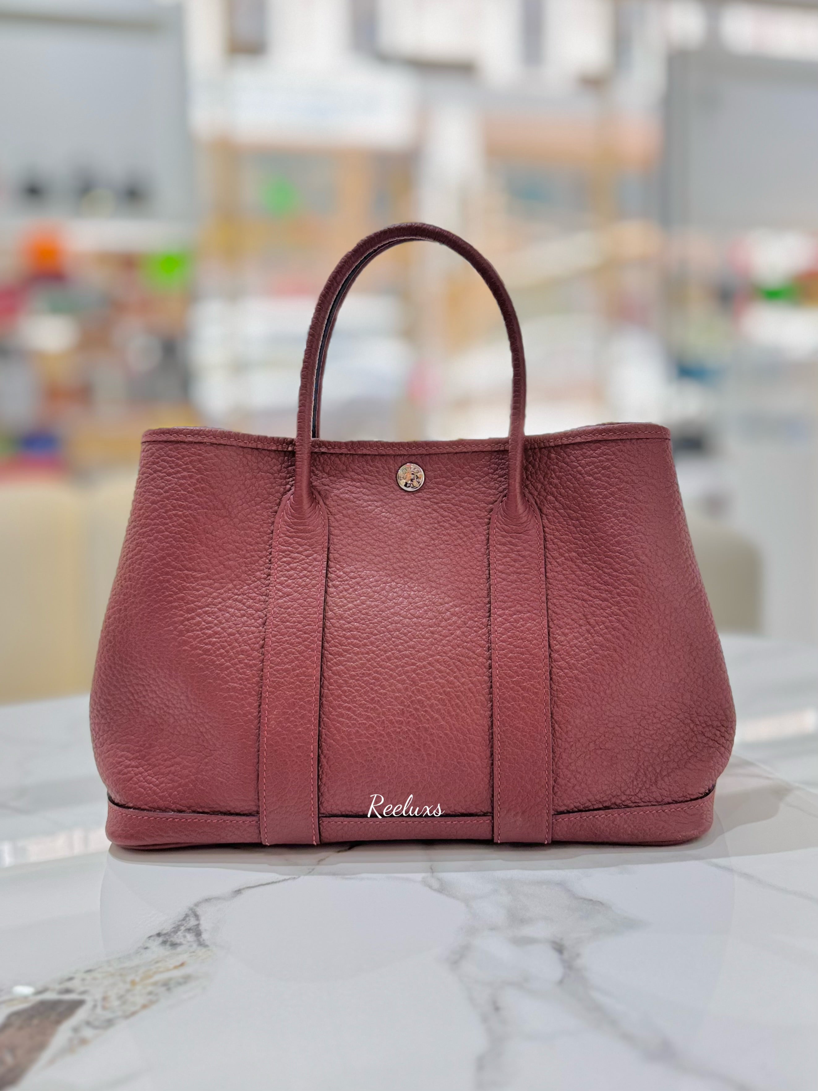 HERMES Garden Party 30 TPM Tote Handbag