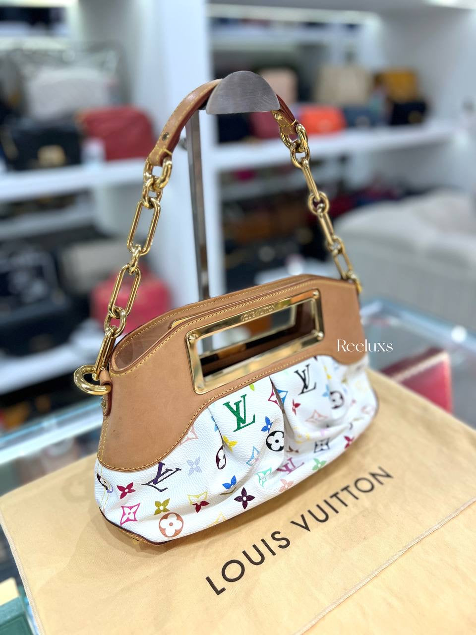 LOUIS VUITTON Monogram Multicolore Judy PM Bag