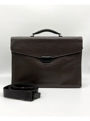 Braun Buffel Leather Briefcase - Reeluxs 