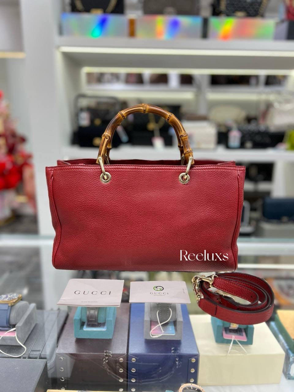 GUCCI Bamboo Shopper Tote