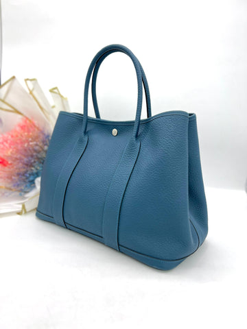 HERMES Garden Party 36 Tote
Bag - Blue - Reeluxs 