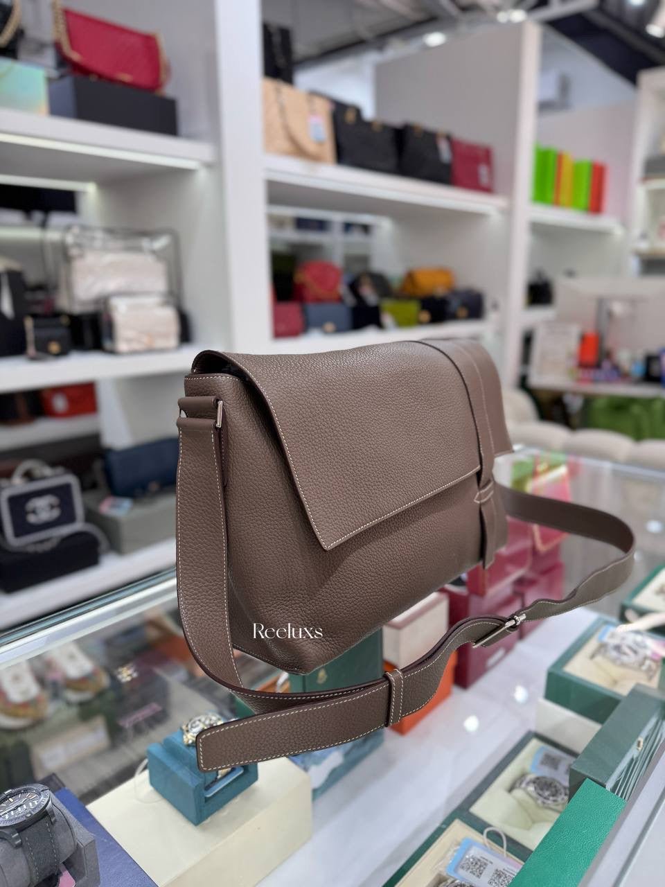 HERMES Steve Light Messenger Bag