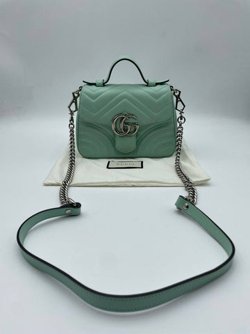 GUCCI GG MARMONT MINI TOP HANDLE BAG