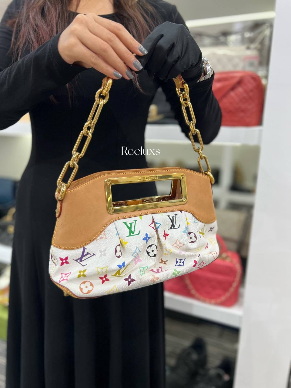 LOUIS VUITTON Monogram Multicolore Judy PM Bag