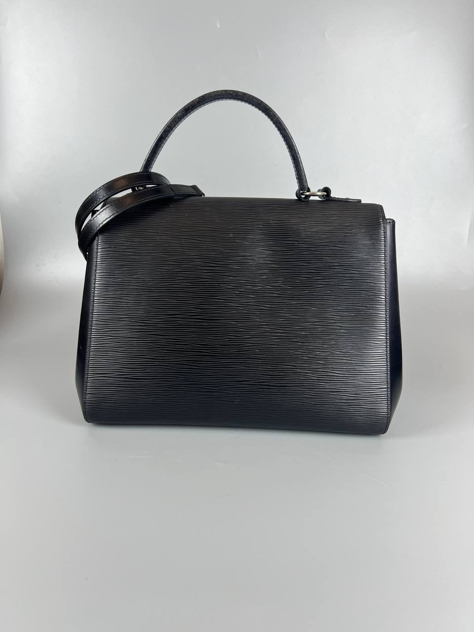LOUIS VUITTON LV Cluny Top Handle Bag Epi Leather MM