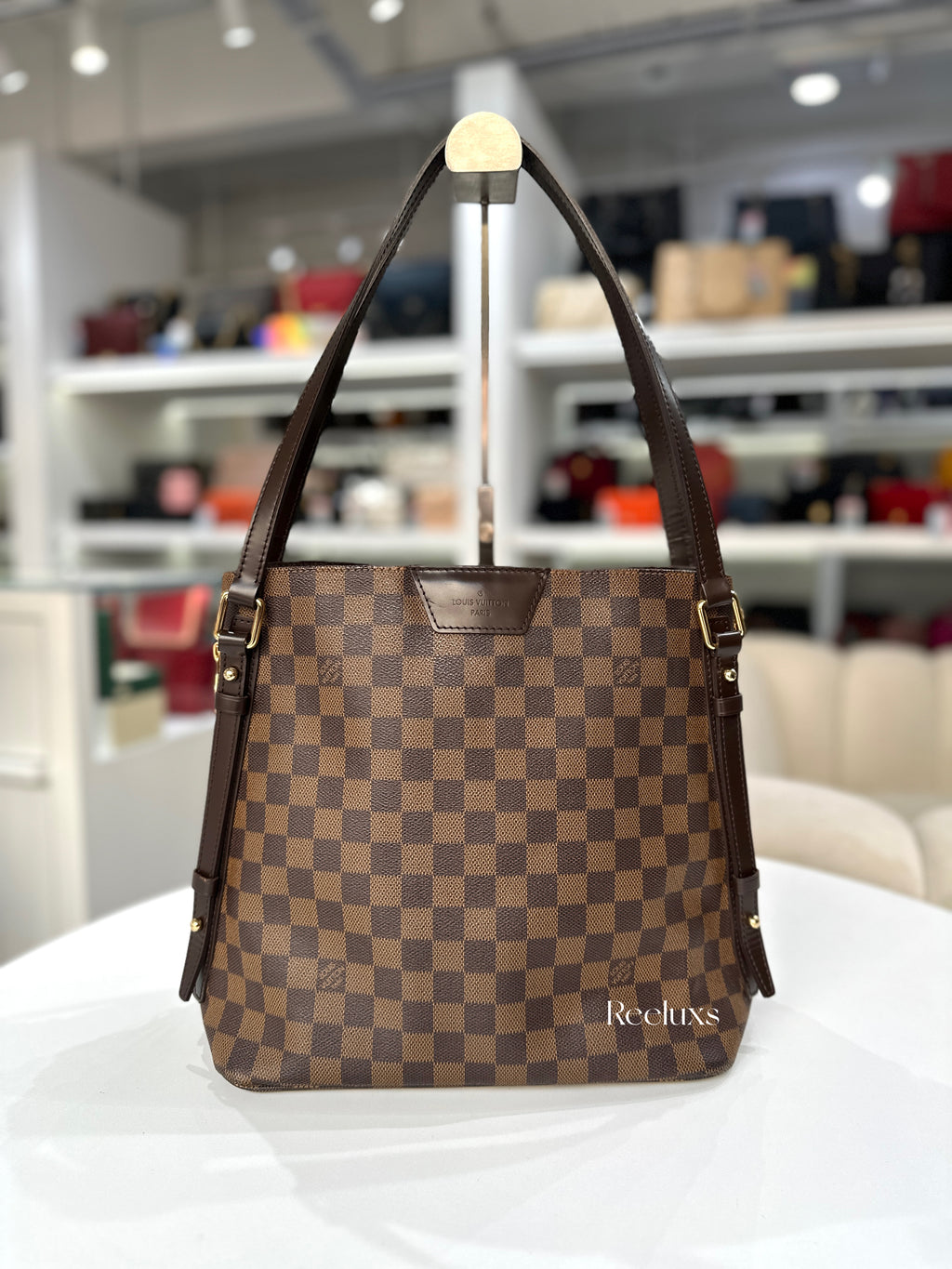 LOUIS VUITTON LV Damier Ebene Cabas Rivington Bag