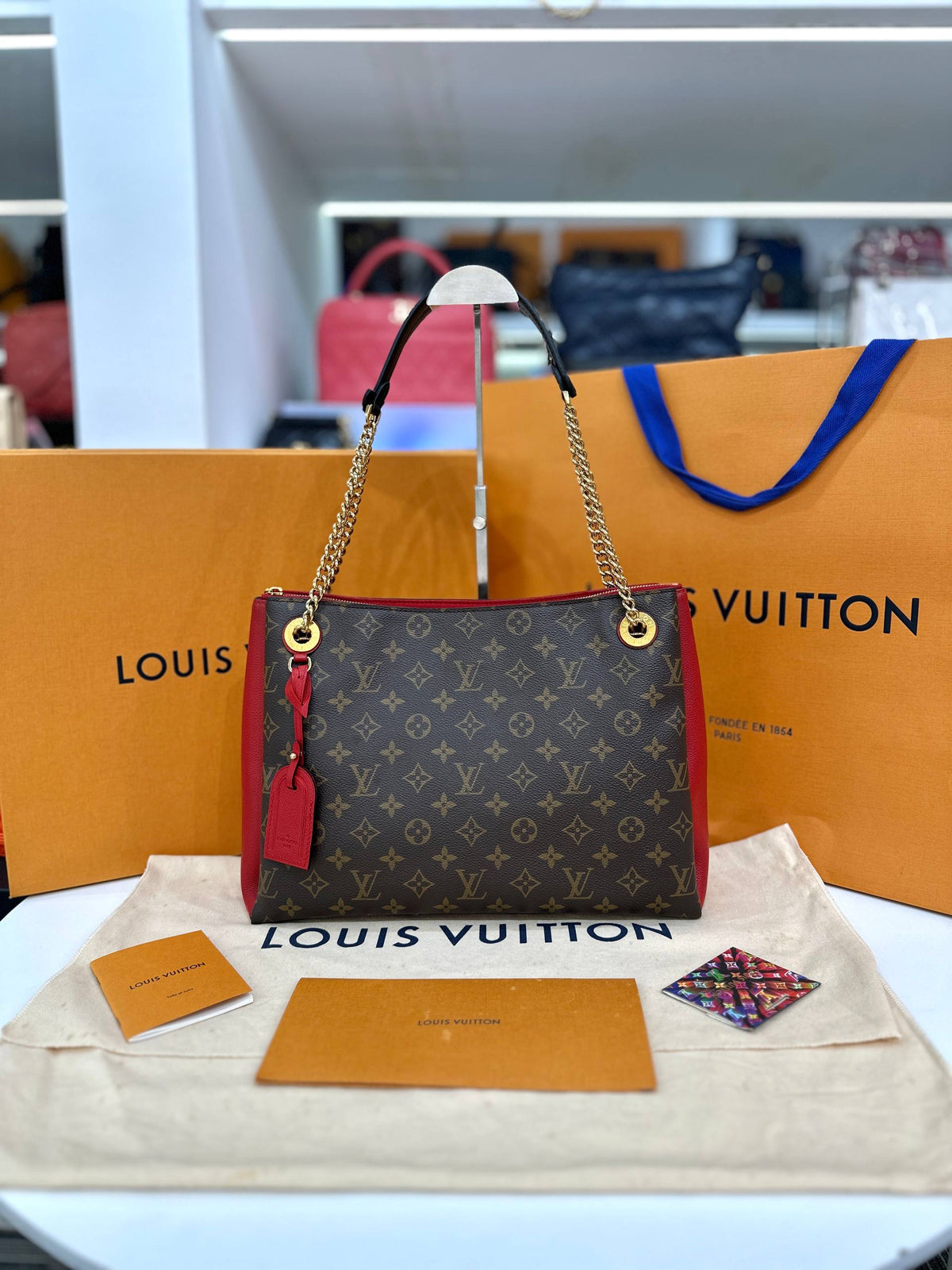 LOUIS VUITTON LV Surène MM Monogram Canvas Shoulder Bag