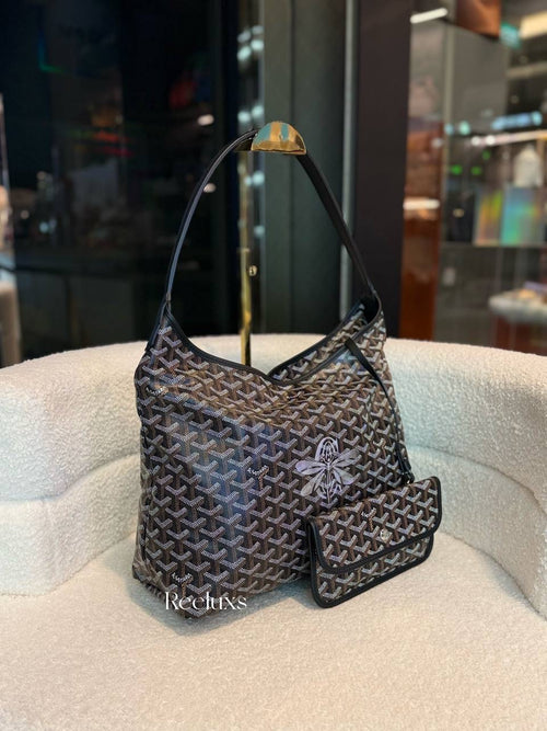 Goyard Bohème Hobo Bag - Black Goyardine