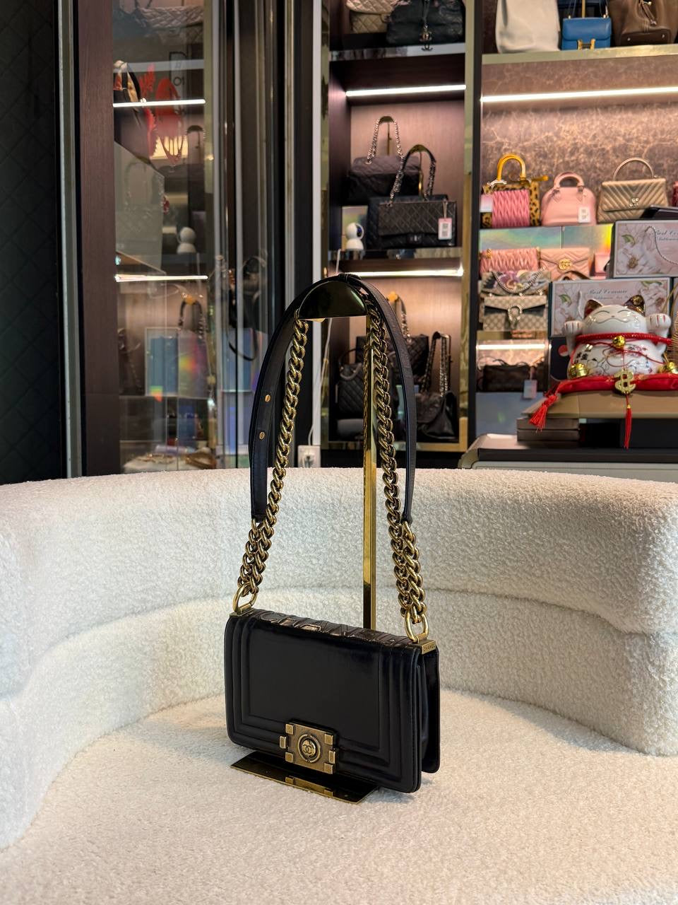 Chanel Boy leather crossbody bag