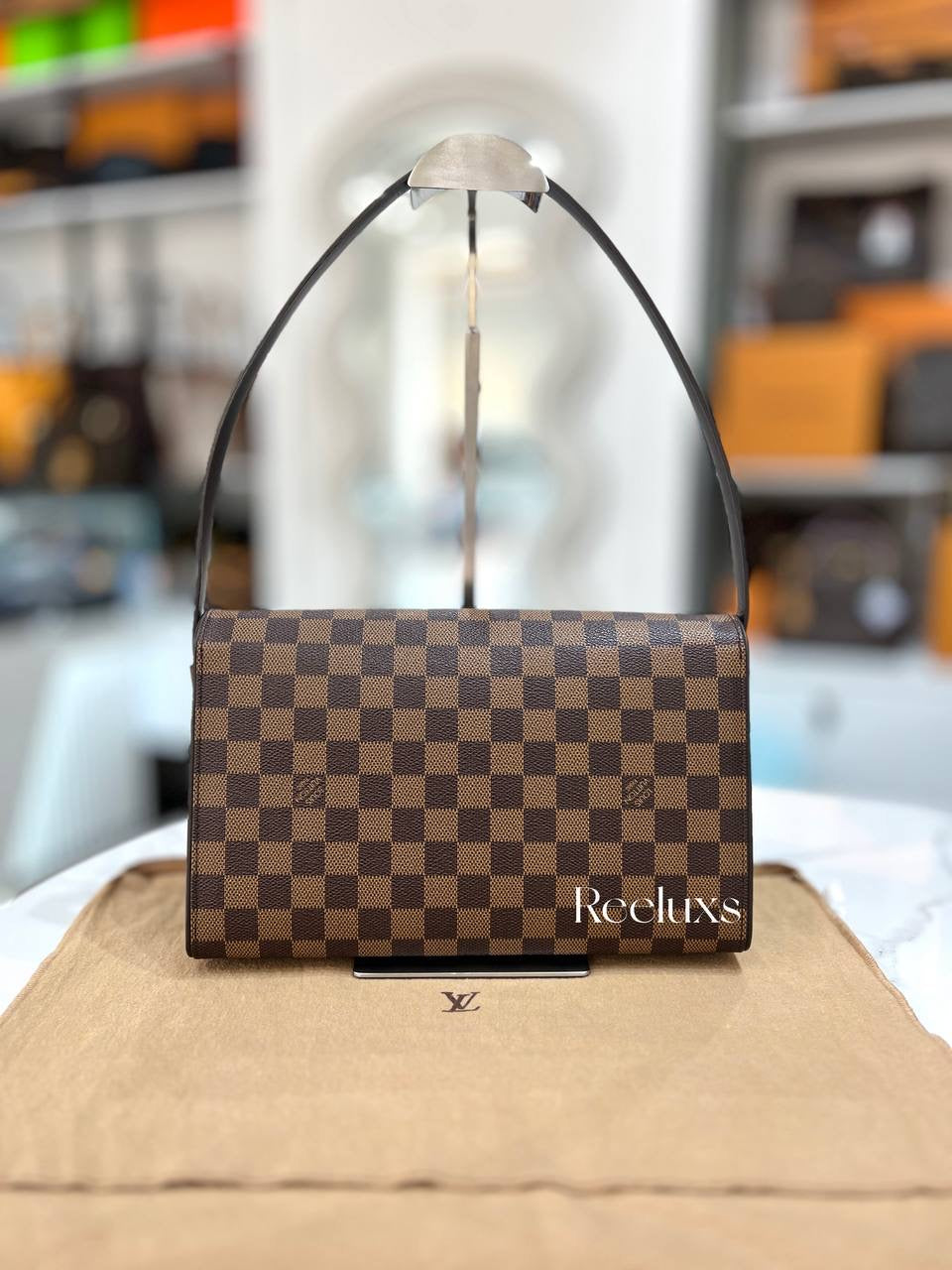 Louis Vuitton LV Tribeca long, Damier Ebene Shoulder Bag