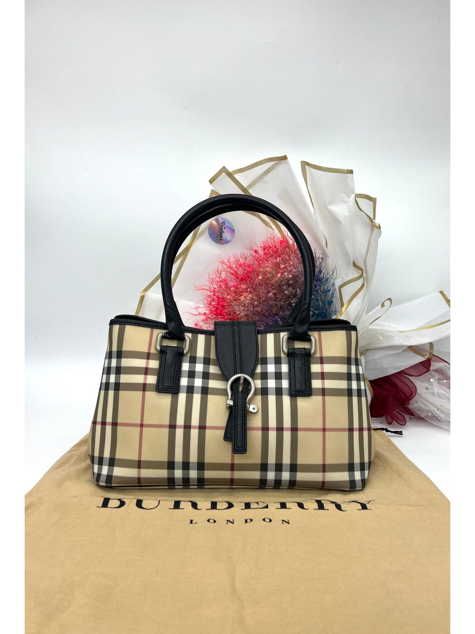 BURBERRY Nova check handbag - Reeluxs 