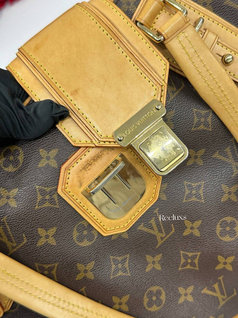 LOUIS VUITTON LV Griet Handbag Monogram Canvas