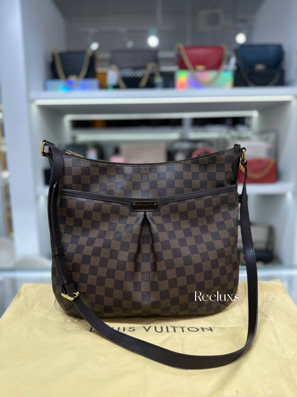 LOUIS VUITTON LV Bloomsbury Bag In Damier Ebene Canvas