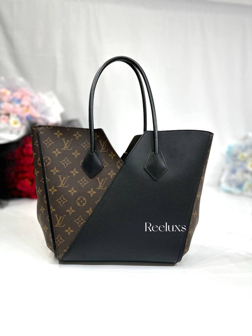 LOUIS VUITTON Monogram Calfskin Kimono MM Tote Bag
