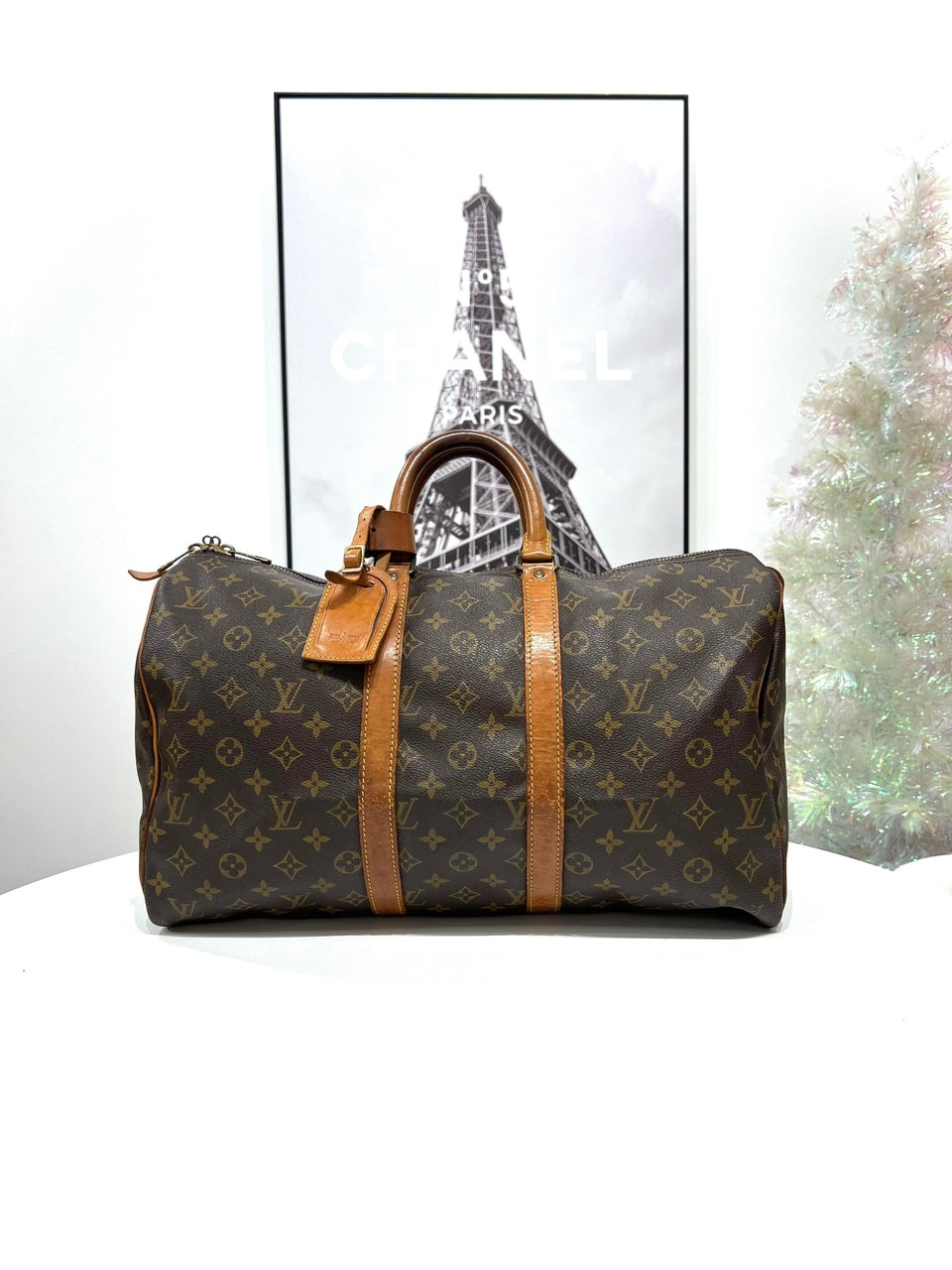 LOUIS VUITTON Keepall Bandolier 45 Travel Bag - Reeluxs 