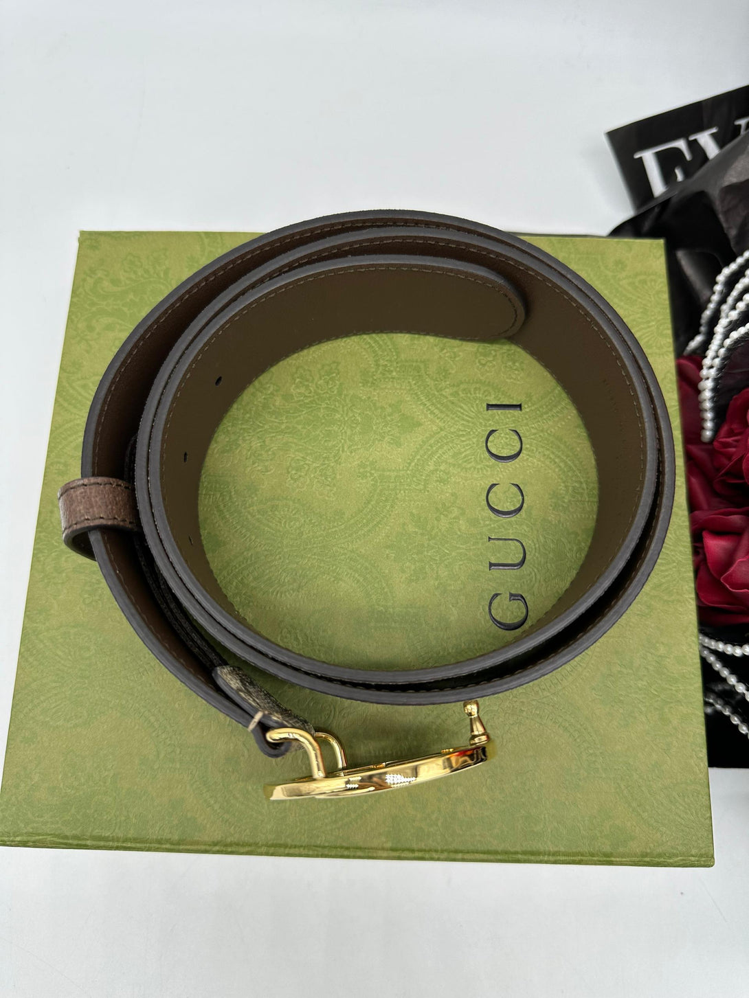 GUCCI Blonde Belt - Reeluxs 