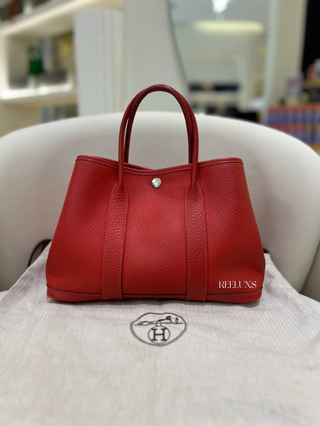 Authentic HERMES Garden Party Bag