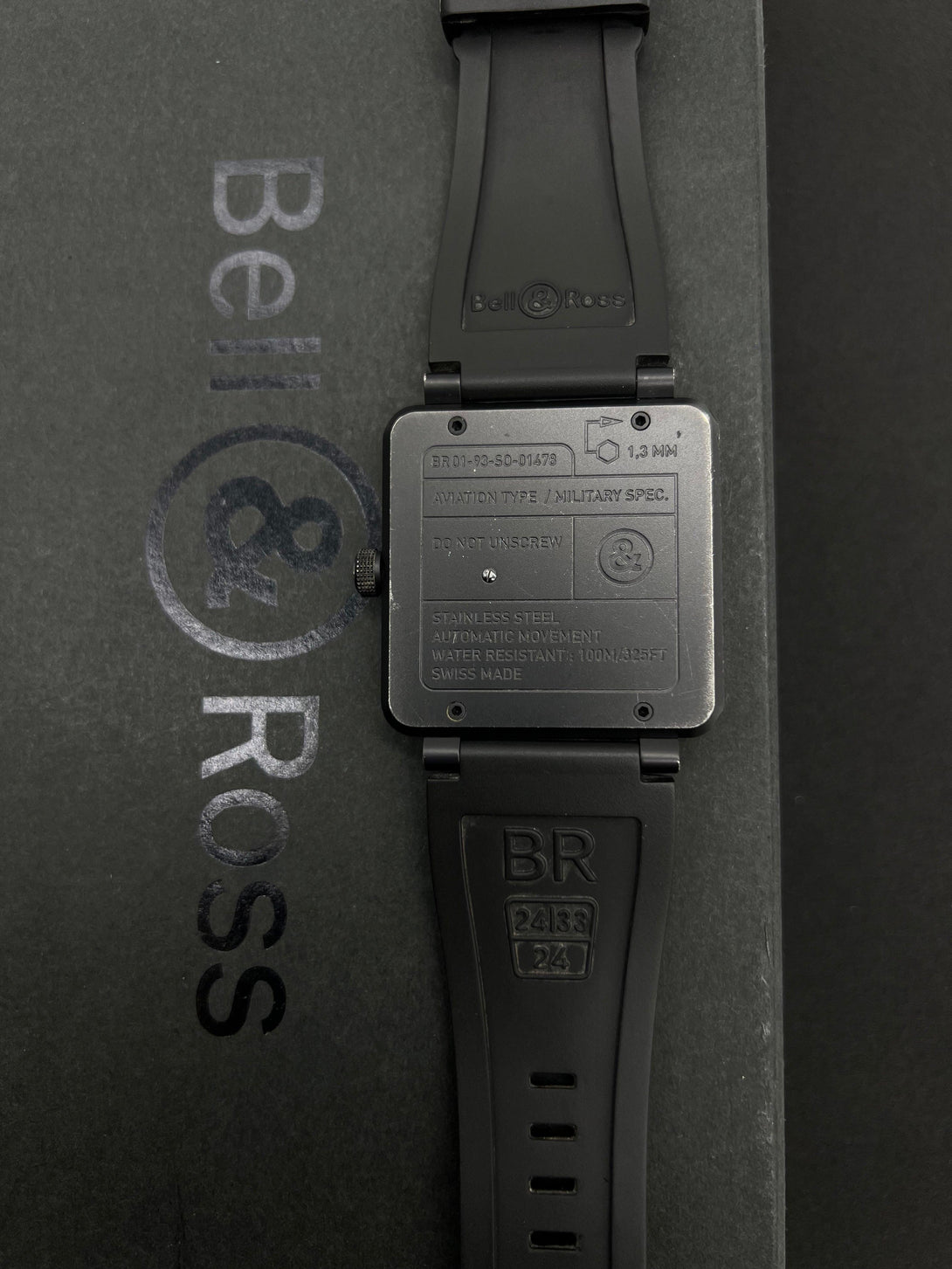 BELL & ROSS BR0193 Black PVD GMT 46mm Automatic Watch - Reeluxs 