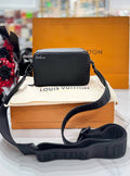 FULL SET LOUIS VUITTON LV Alpha Wearable Wallet Black Crossbody Bag ( NFC )