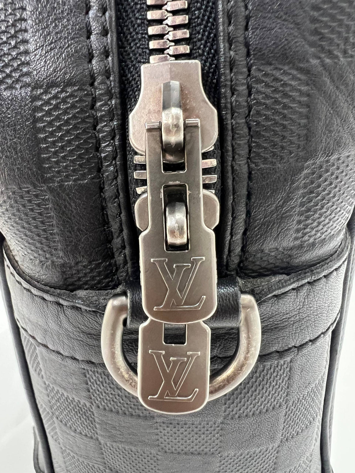 LOUIS VUITTON LV Porte-Documents Voyage Black Damier Infini Leather Briefcase