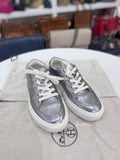 Hermès Deep Sneaker Metallic Nappa Leather