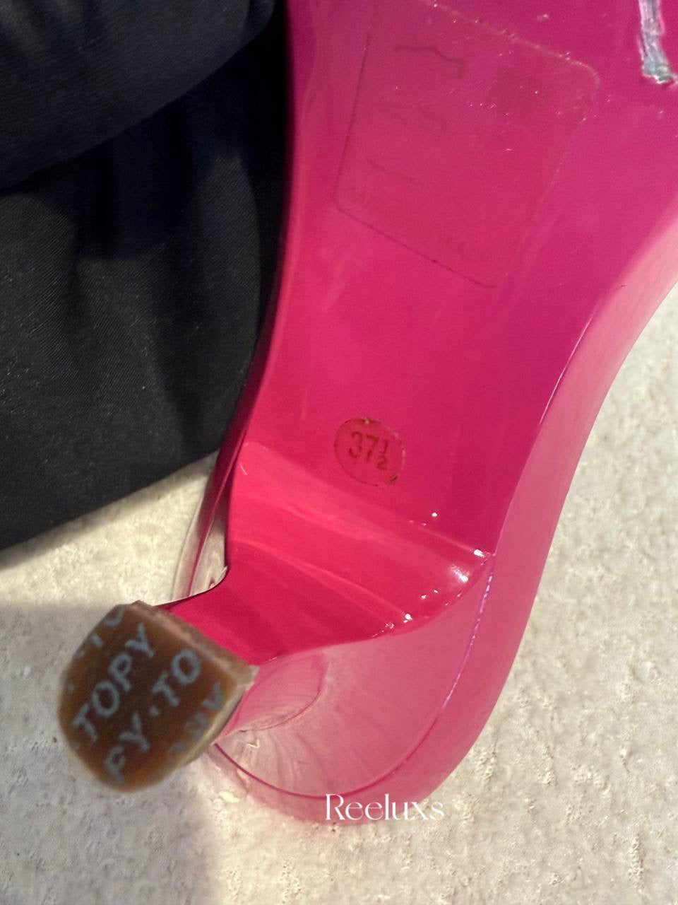 Dior Pink Leather and Beige Canvas Monogram Mules