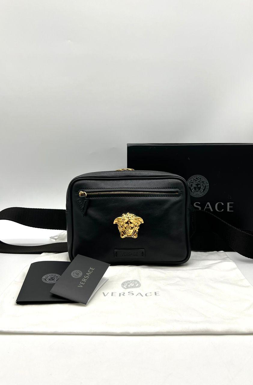 VERSACE Black 'La Medusa' Waist Bag - Reeluxs 