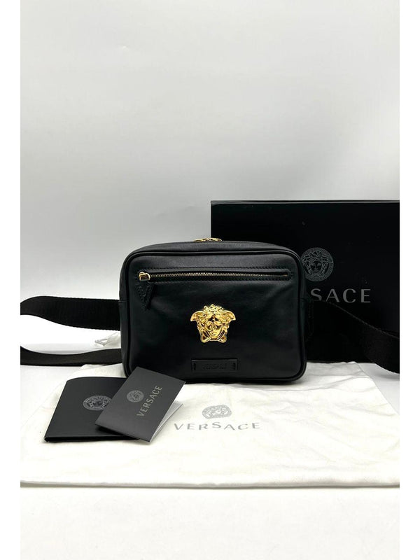 VERSACE Black 'La Medusa' Waist Bag - Reeluxs 