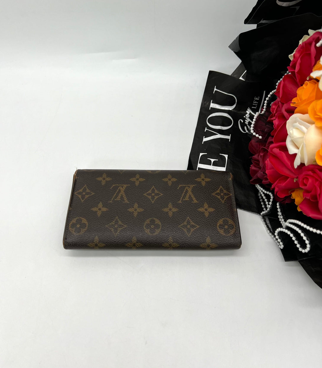 LOUIS VUITTON Purse Long Wallet Monogram Brown - Reeluxs 