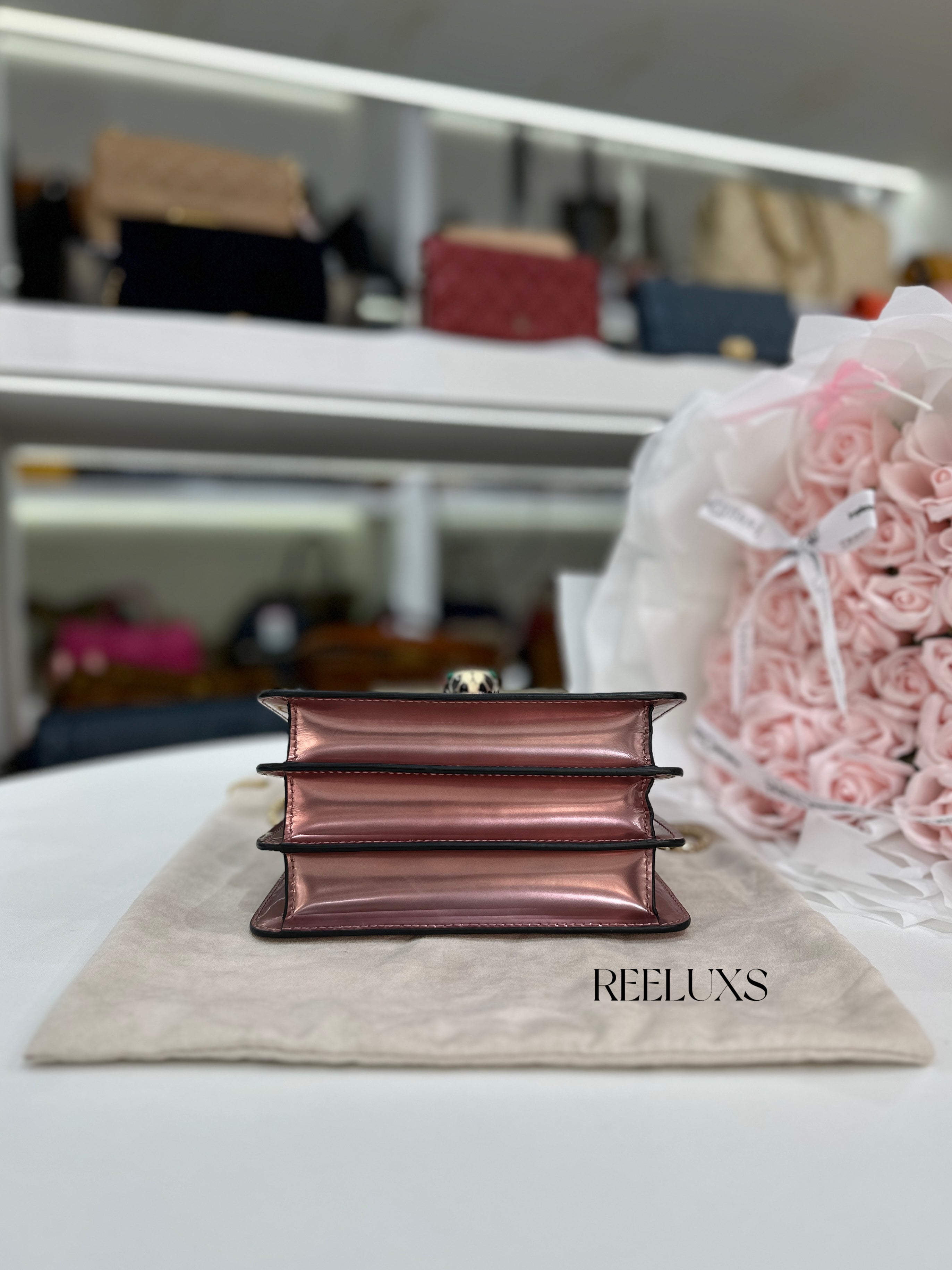 BVLGARI Serpenti Forever Top Handle Bag