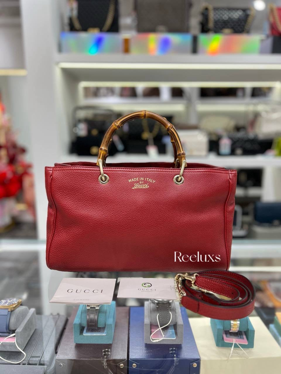 GUCCI Bamboo Shopper Tote