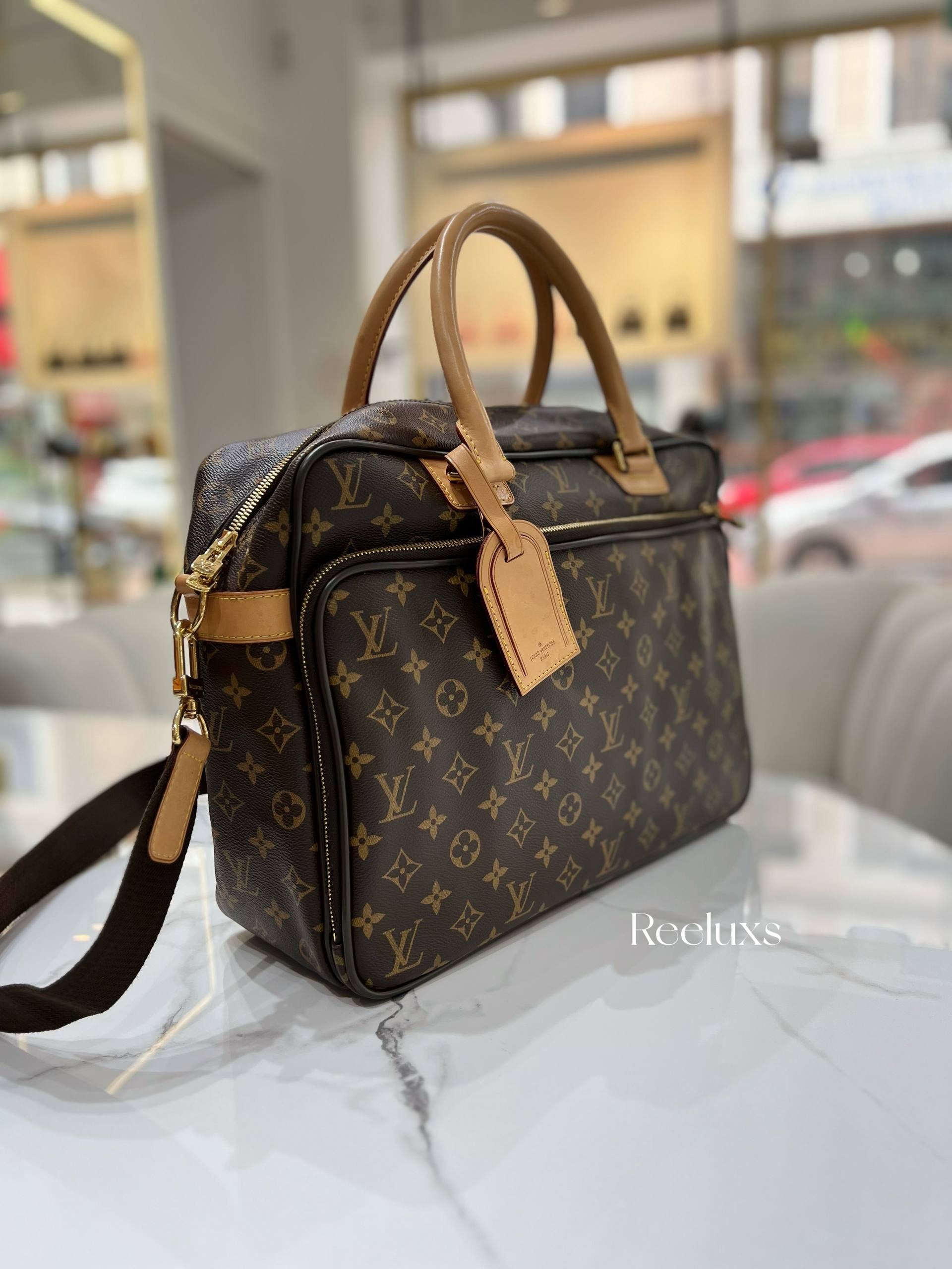 LOUIS VUITTON LV Icare Laptop Handbag In Monogram Canvas