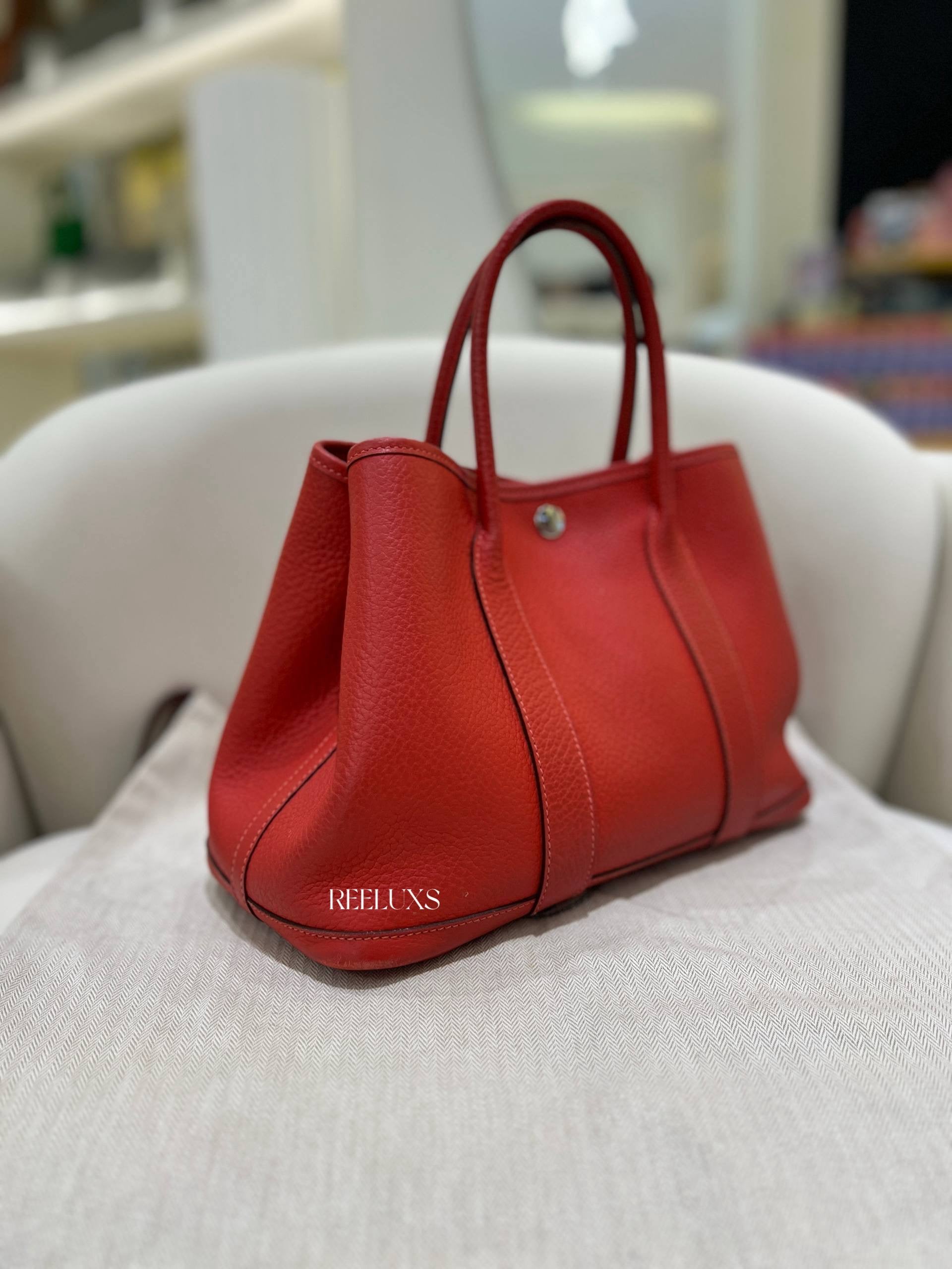 Authentic HERMES Garden Party Bag