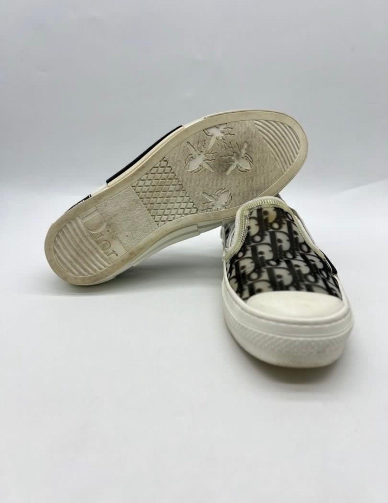 Dior Sneaker B23 Slip-on in White for Men Size 43 - Reeluxs 
