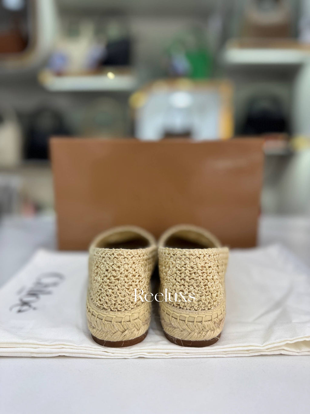 Chloé Isla Crocheted Espadrilles