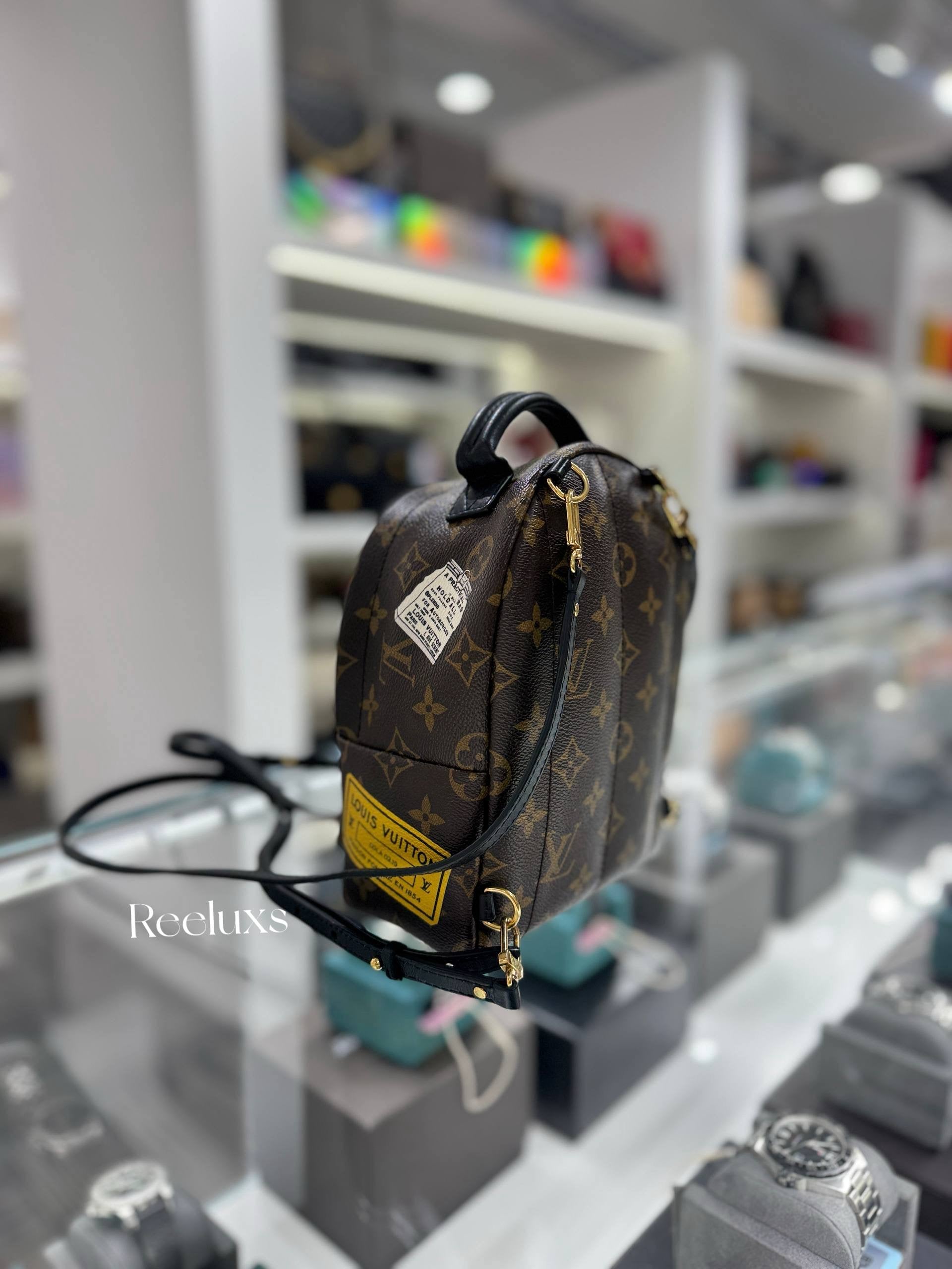 LOUIS VUITTON Monogram My World Tour Palm Springs Mini Backpack