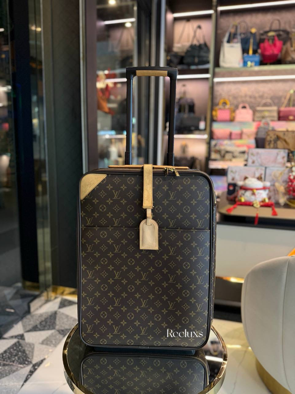 Louis Vuitton Monogram Canvas Business Pegase Legere 55 Luggage