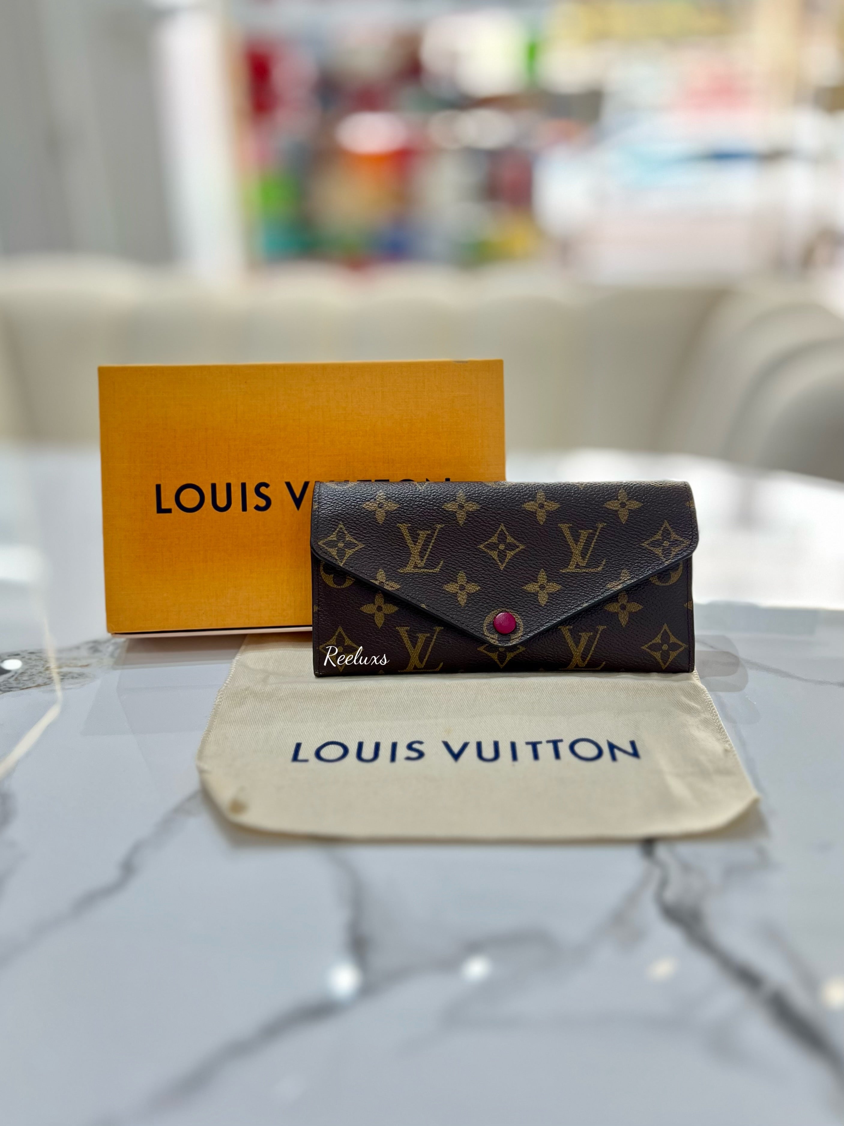 LOUIS VUITTON LV Monogram  Canvas Josephine Wallet