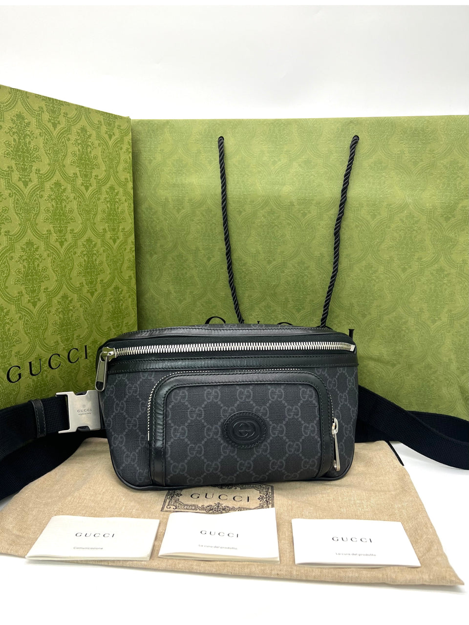 GUCCI Interlocking G belt bag - Reeluxs 