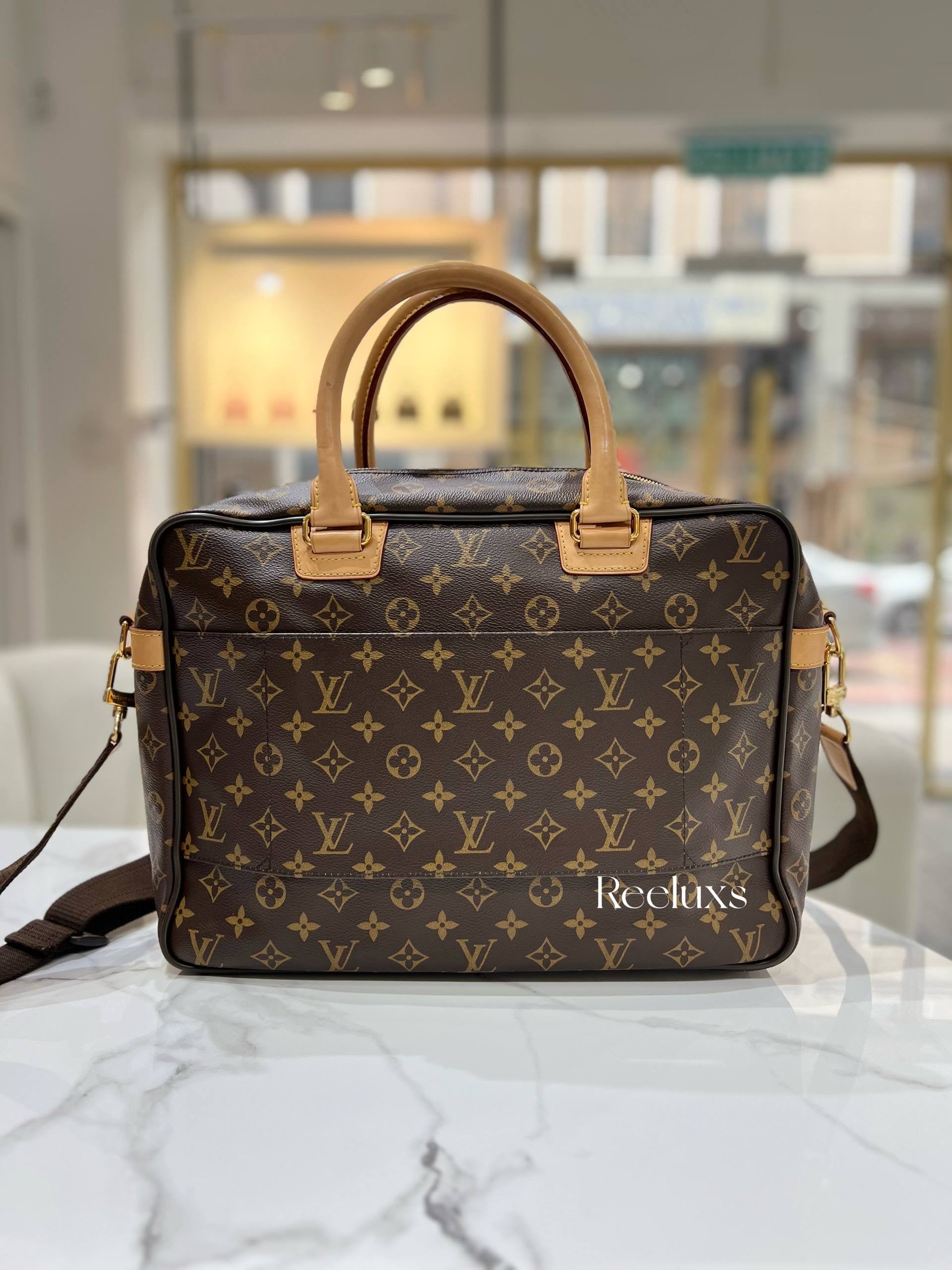 Louis Vuitton 書類鞄兼ラップトップバッグ LOUIS VUITTON LV Icare Laptop Handbag In Monogram Canvas – Reeluxs