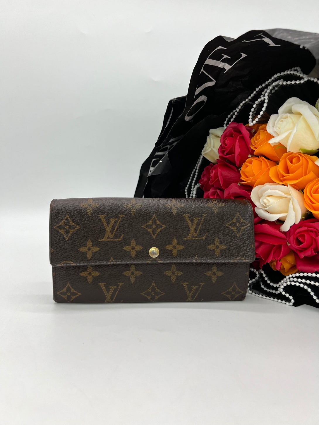 LOUIS VUITTON Purse Long Wallet Monogram Brown - Reeluxs 