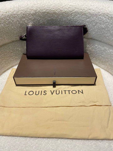 LOUIS VUITTON LV  Purple Epi Leather Accessories Pochetta